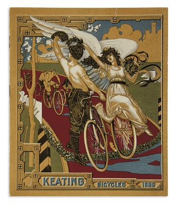 (CYCLING.) Collection of mostly late nineteenth-century American bicycle manufacturers catalogs and pamphlets.